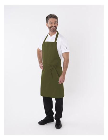 D-DP10-Bib Apron with Adjustable Halter