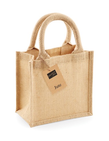 WES-W411-Jute Petite Gift Bag