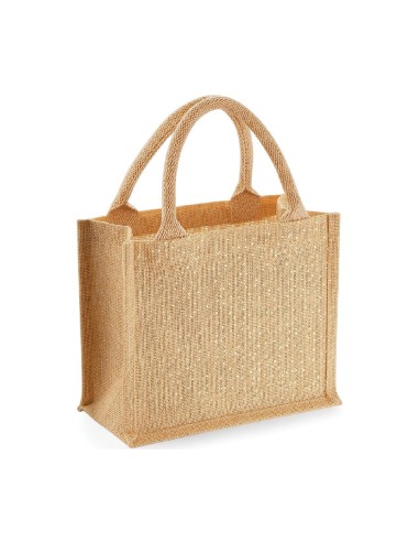 WES-W431-Shimmer Jute Mini Gift Bag