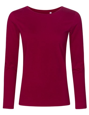XOB-1565-Womens Roundneck T-Shirt Long Sleeve