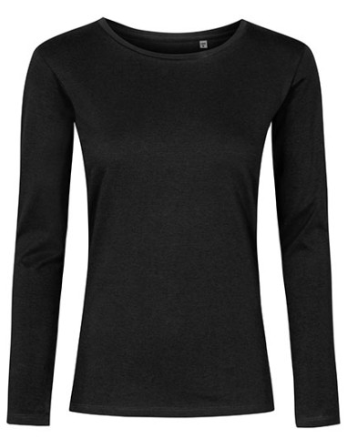 XOB-1565-Womens Roundneck T-Shirt Long Sleeve