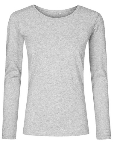 XOB-1565-Womens Roundneck T-Shirt Long Sleeve