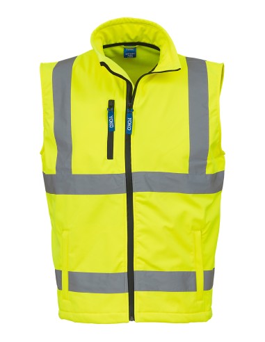 YOK-HV006-Hi-Vis Softshell Gilet