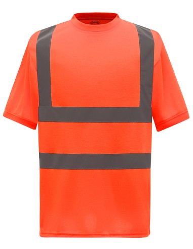 YOK-HVJ410-Two Band et Brace Hi-Vis T-Shirt