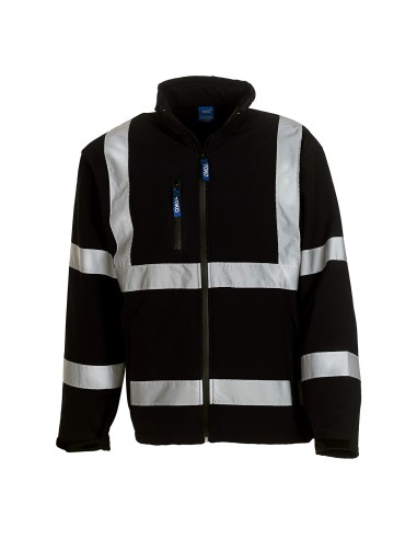 YOK-HVK09-Hi-Vis 2 Bands et Braces Softshell Jacket