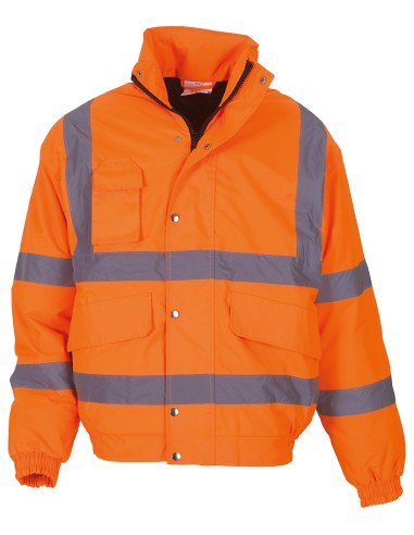 YOK-HVP211-Blouson d'aviateur classique de haute visibilité (HVP211)