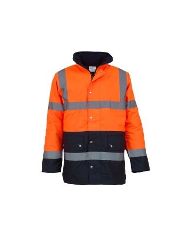 YOK-HVP302-Hi-Vis Two-Tone Motorway Jacket