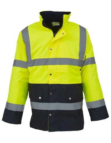 YOK-HVP302-Hi-Vis Two-Tone Motorway Jacket