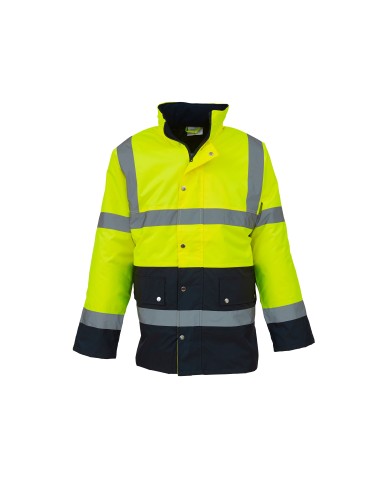 YOK-HVP302-Hi-Vis Two-Tone Motorway Jacket