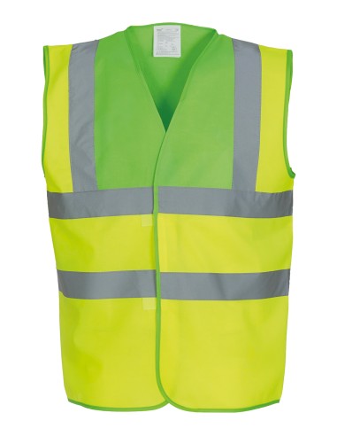 YOK-HVW100-Hi-Vis 2 Bands et Braces Waistcoat