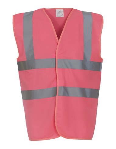 YOK-HVW100-Hi-Vis 2 Bands et Braces Waistcoat