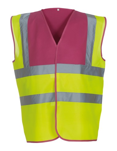 YOK-HVW100-Hi-Vis 2 Bands et Braces Waistcoat