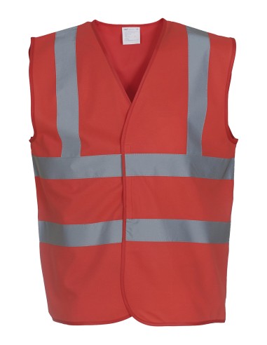 YOK-HVW100-Hi-Vis 2 Bands et Braces Waistcoat