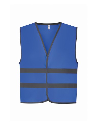 YOK-HVW102CH-Gilet haute visibilité à 2 bandes et bordure réfléchissante pour enfants (HVW102CH)