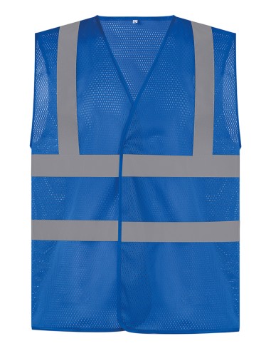 YOK-HVW120-Hi-Vis Top Cool Recycled Open Mesh Waistcoat