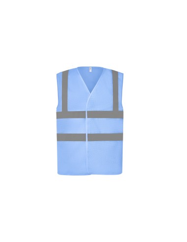 YOK-HVW120-Hi-Vis Top Cool Recycled Open Mesh Waistcoat