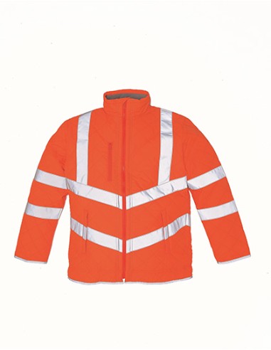 YOK-HVW706-Hi-Vis Kensington Jacket With Fleece Lining
