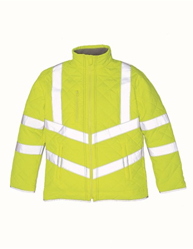 YOK-HVW706-Hi-Vis Kensington Jacket With Fleece Lining