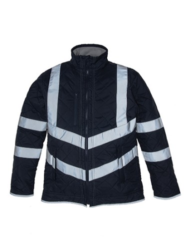 YOK-HVW706-Hi-Vis Kensington Jacket With Fleece Lining