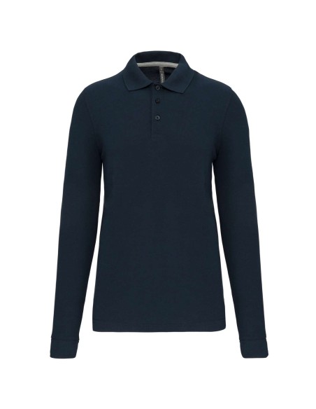 D-WK276-MEN'S LONG-SLEEVED POLO SHIRT