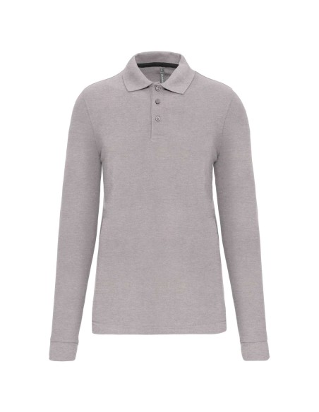 D-WK276-MEN'S LONG-SLEEVED POLO SHIRT