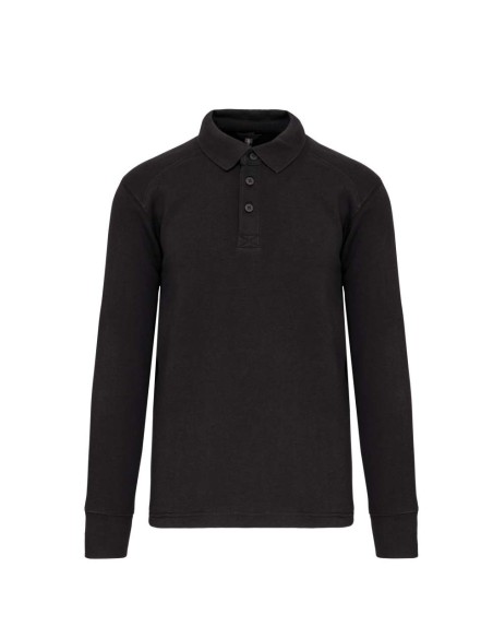 D-WK4000-POLO NECK SWEATSHIRT