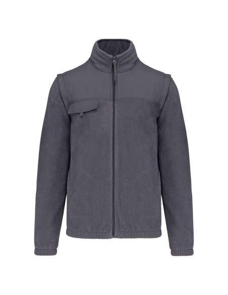 D-WK9105-FLEECE JACKET WITH REMOVABLE SLEEVES