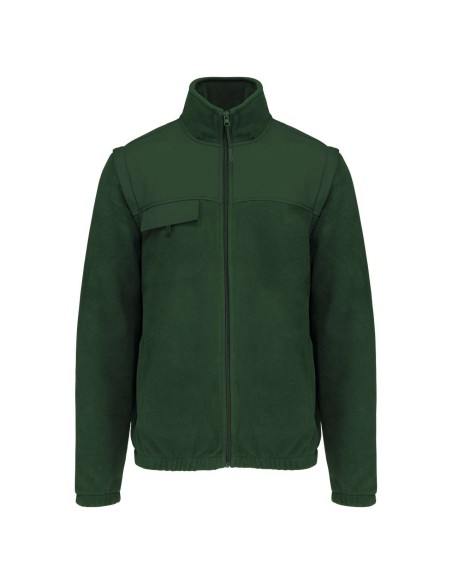 D-WK9105-FLEECE JACKET WITH REMOVABLE SLEEVES