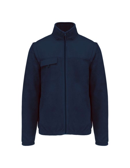D-WK9105-FLEECE JACKET WITH REMOVABLE SLEEVES
