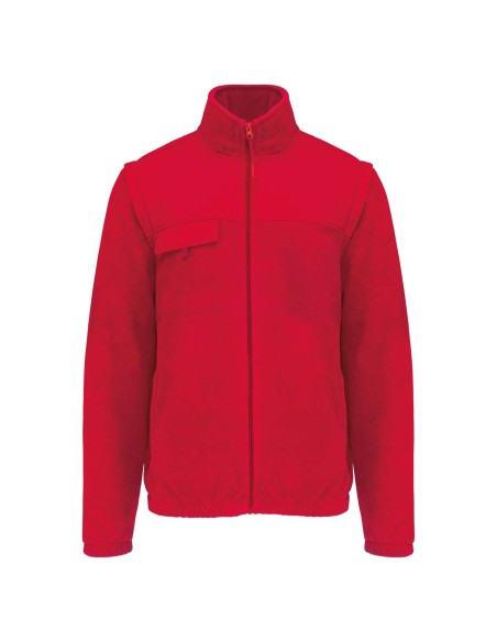 D-WK9105-FLEECE JACKET WITH REMOVABLE SLEEVES