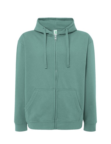 JHK-SWUAHOOD-Zipped Hooded Sweater