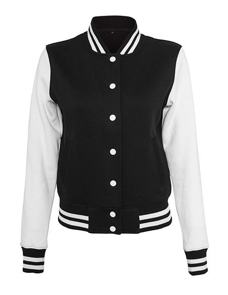 B-BY027-Ladies Sweat College Jacket