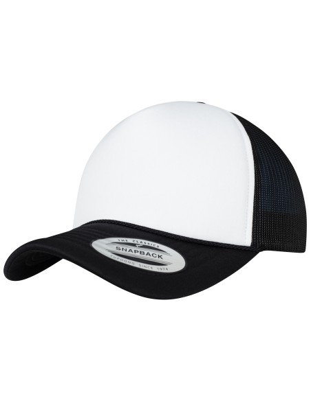 F-6005FC-Foam Trucker Cap Curved Visor