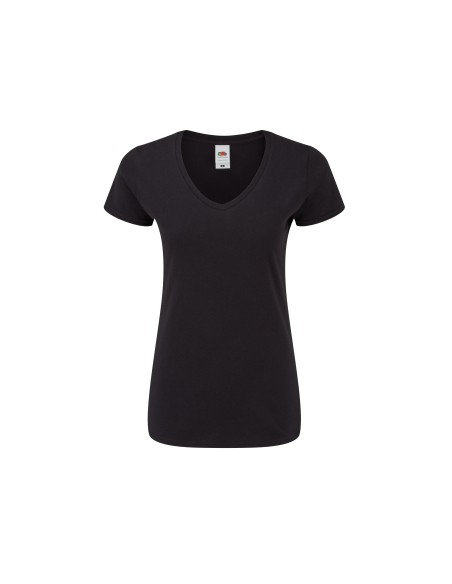 F-61-444-0-Ladies Iconic 150 V Neck T