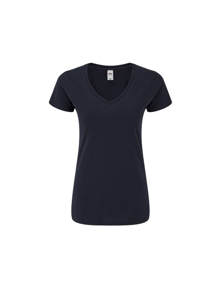 F-61-444-0-Ladies Iconic 150 V Neck T