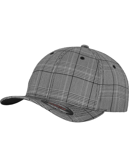 F-6196-Flexfit Glen Check Cap