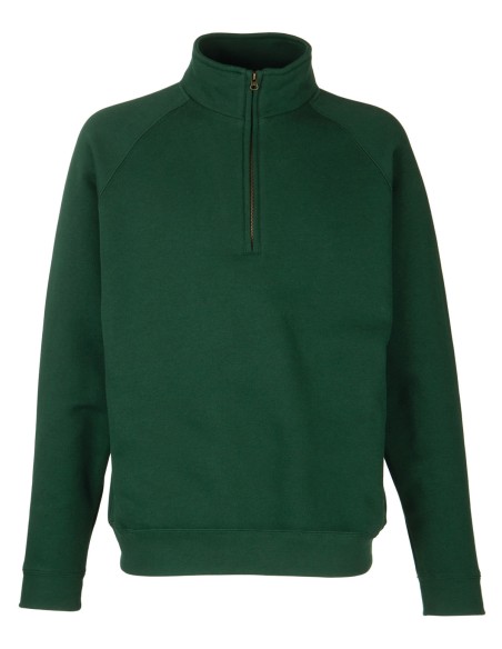 F-62-032-0-Premium Zip Neck Raglan Sweat