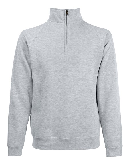 F-62-032-0-Premium Zip Neck Raglan Sweat