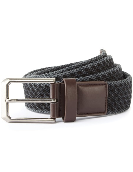 A-AQ905-Ceinture homme effet délavé vintage en toile