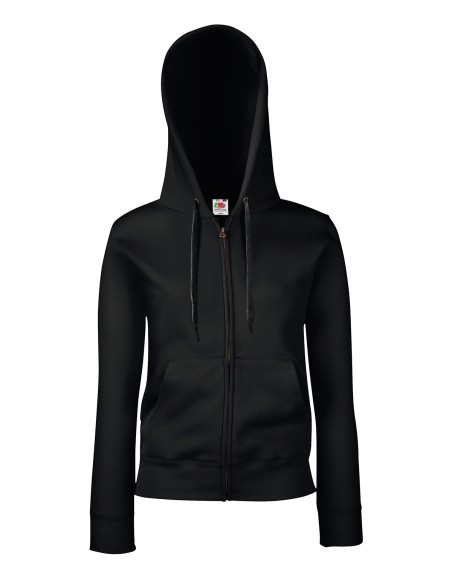 F-62-118-0-Ladies Premium Hooded Sweat Jacket