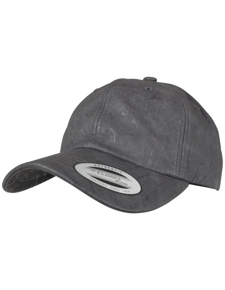 F-6245C-Casquette profil bas enduite (6245C)