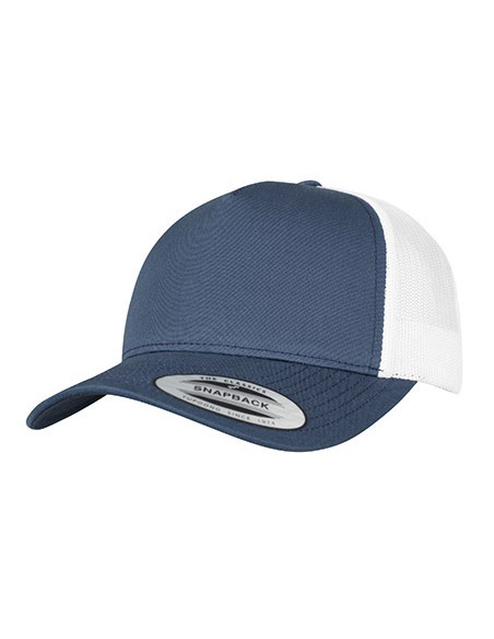 F-6506T-5-Panel Retro Trucker 2-Tone Cap