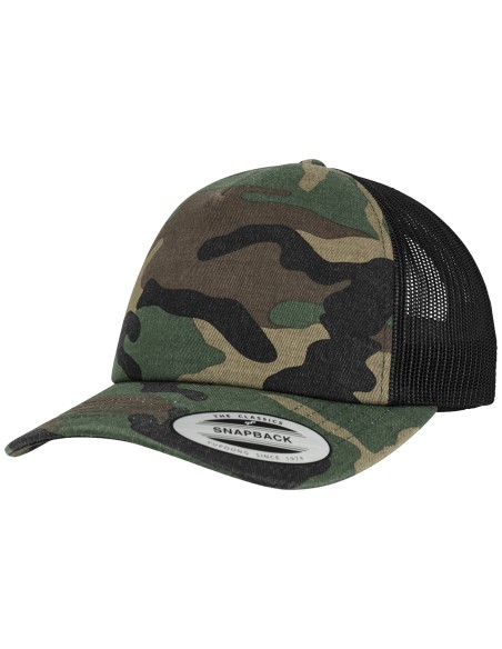 F-6606C-Camo Trucker Cap