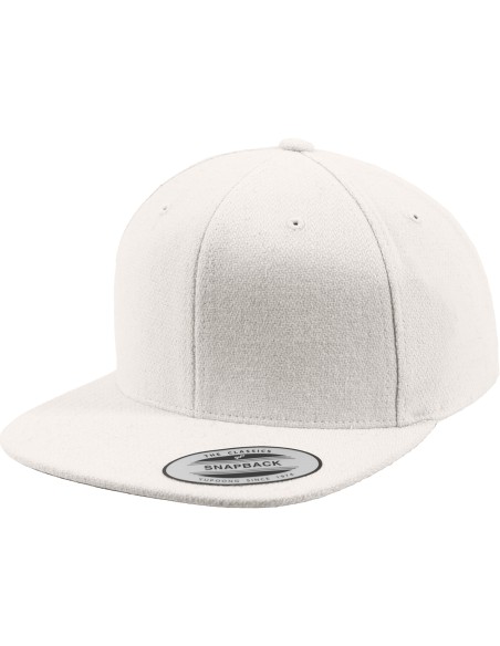 F-6689M-Melton Wool Snapback Cap