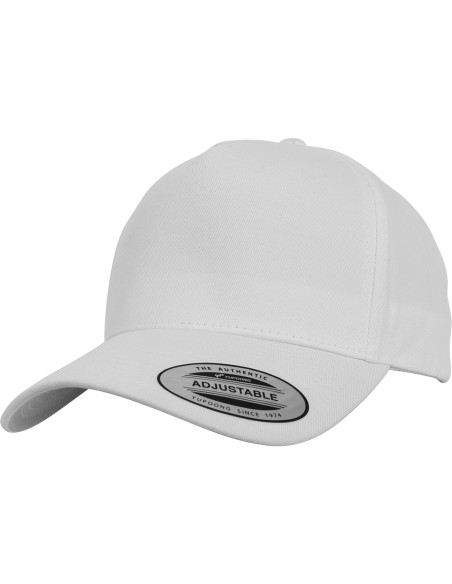 F-7707-5-Panel Curved Classic Snapback