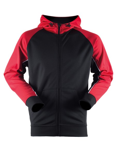 F-LV340-Sweat à capuche avec panneaux