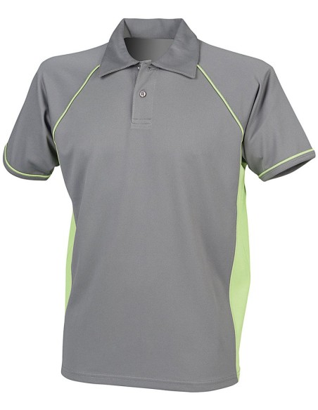 F-LV370-Mens Piped Performance Polo