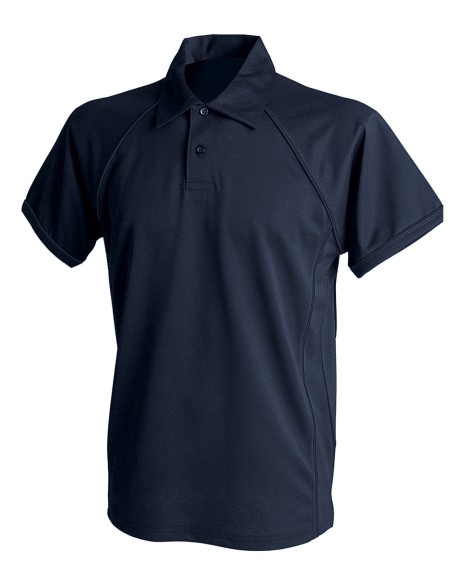 F-LV370-Mens Piped Performance Polo