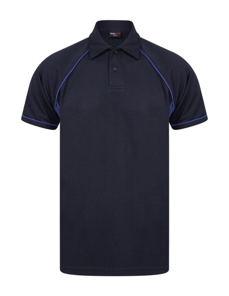 F-LV370-Mens Piped Performance Polo