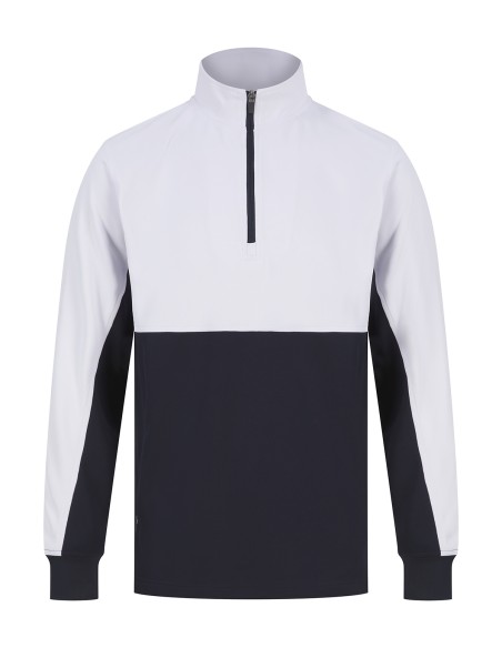 F-LV874-Adults 1/4 Zip Tracksuit Top